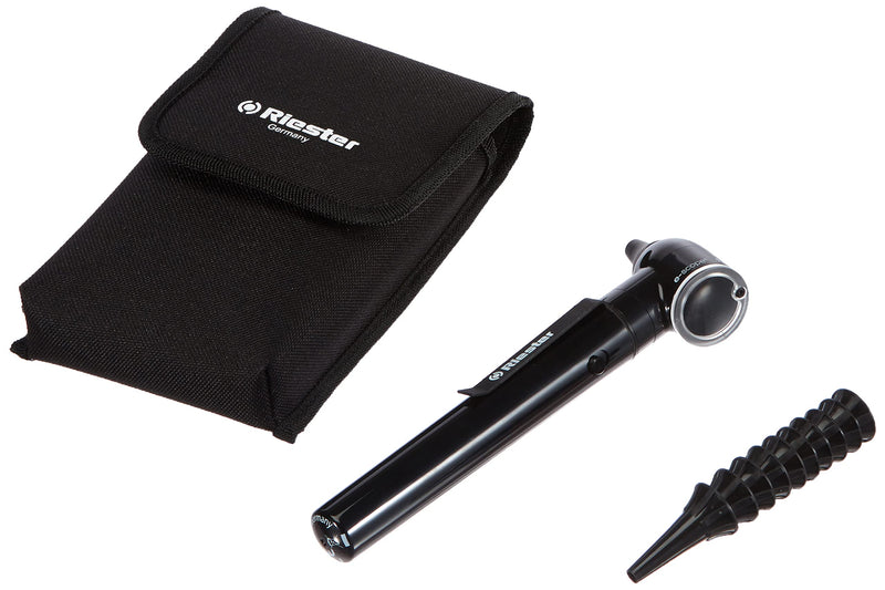 RIESTER - E-Scope xenon otoscope 2.5V, with direct xenon lighting, in a bag, black, 31550 - NewNest Australia