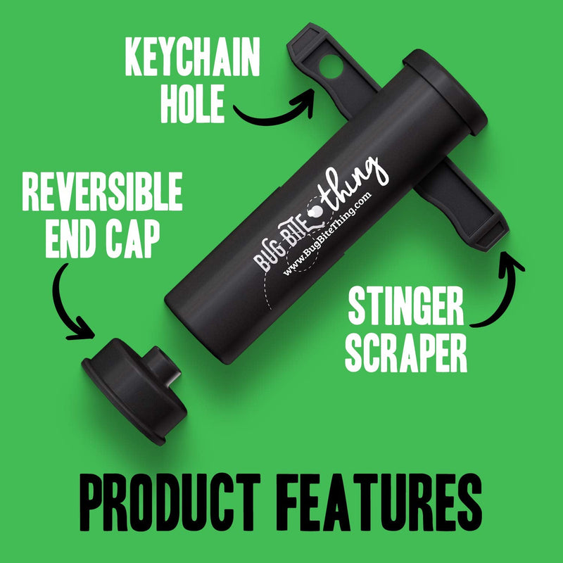 Bug Bite Thing Suction Tool, Poison Remover - Bug Bites and Bee/Wasp Stings, Natural Insect Bite Relief- Black/Single Black - Single (Ltd) - NewNest Australia