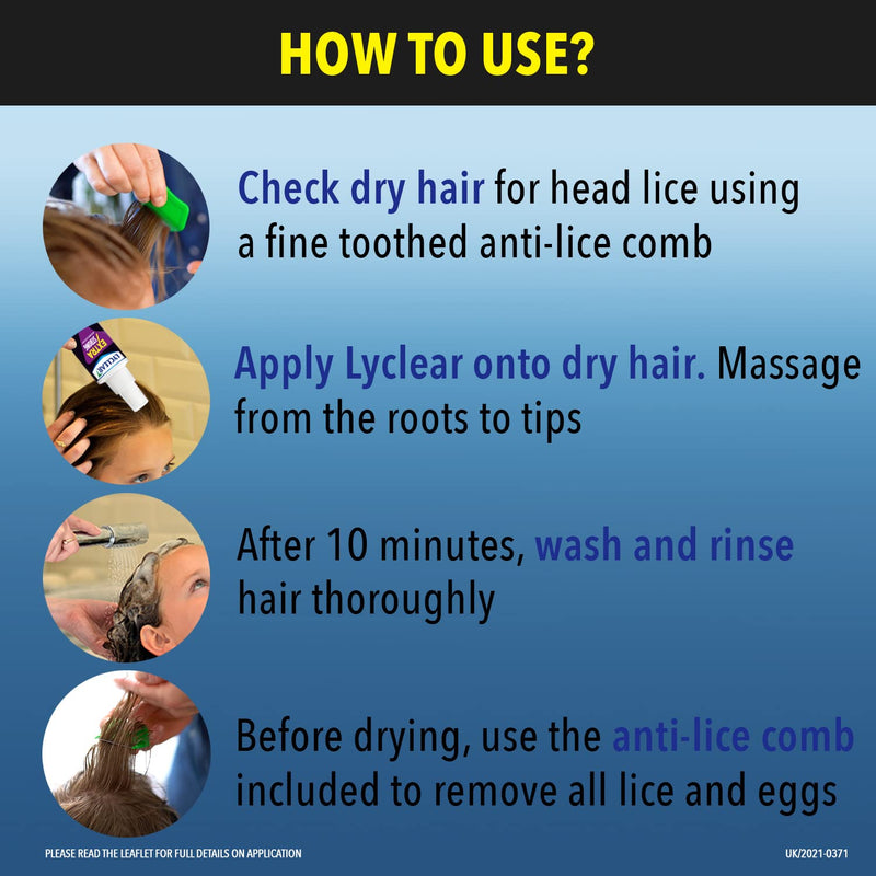Lyclear Express Treat & Protect Spray - Kills Head Lice & Eggs – Effective in Just 5 minutes on Head Lice & Helps Protect for up-to 72 hours* – 100ml Spray Format - NewNest Australia