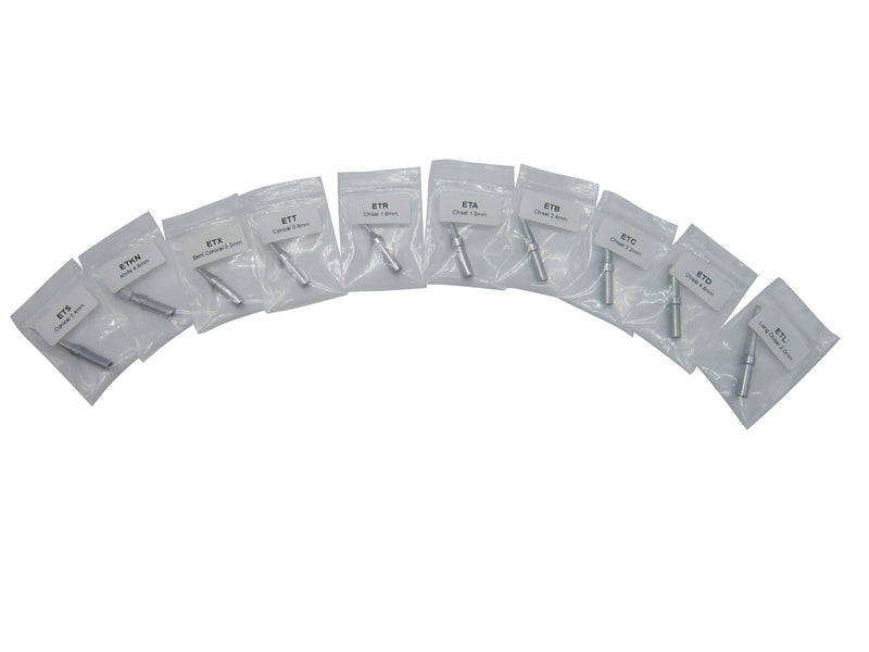10 PCS Weller ET Replacement Soldering Tips for WE1010 / WE1010NA WES51/50 WESD51 PES51 / 50 LR21 Solder Iron Tip, ETS/L/KN/T/X/R/A/B/C/D (Brand"ACE") - NewNest Australia