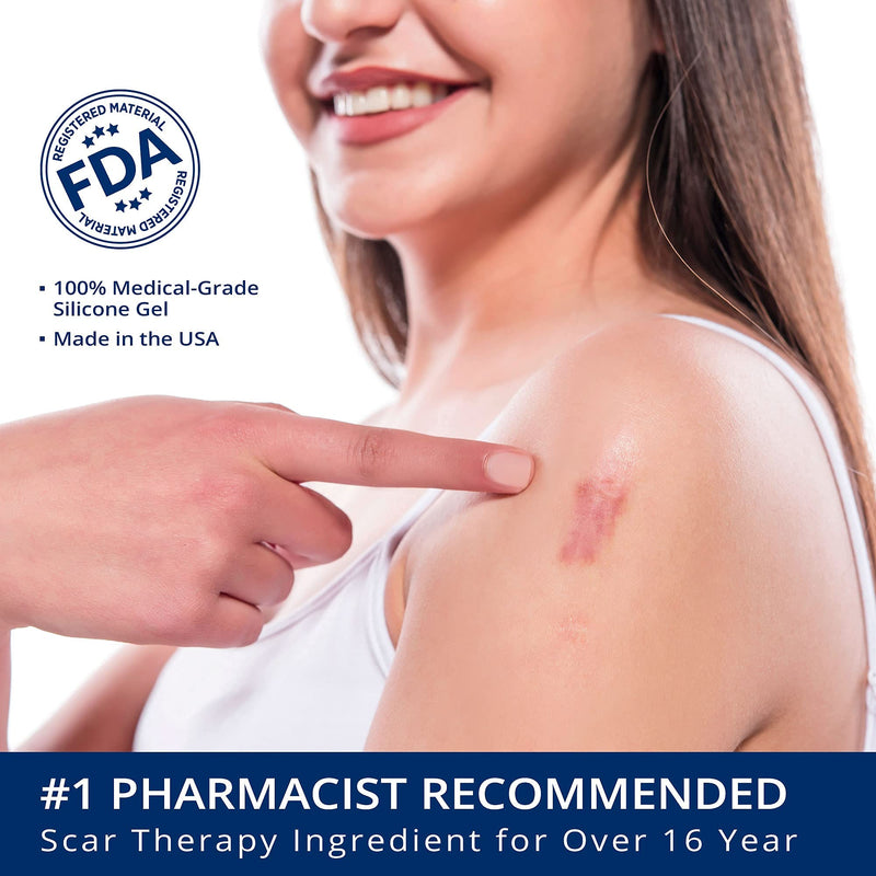 Scar Gel silicone scar gel from C-Section, Stretch Marks, Acne, Surgery, Effective for both Old and New Scars - NewNest Australia