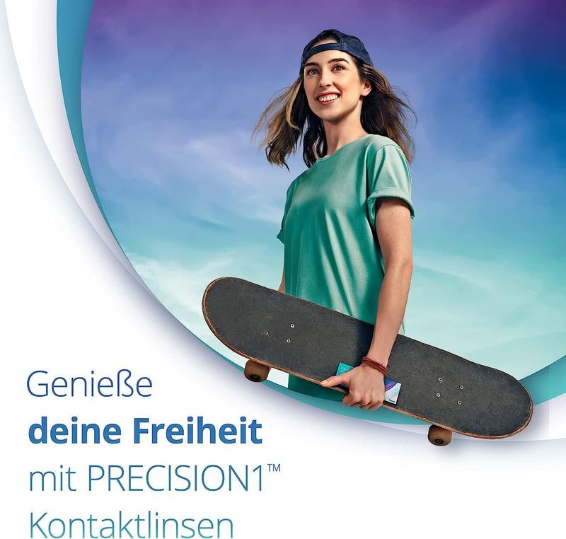 PRECISION1 daily lenses soft, 30 pieces, BC 8.3 mm, DIA 14.2 mm, -1.25 diopters 8.3 millimeters 14.2 millimeters - NewNest Australia