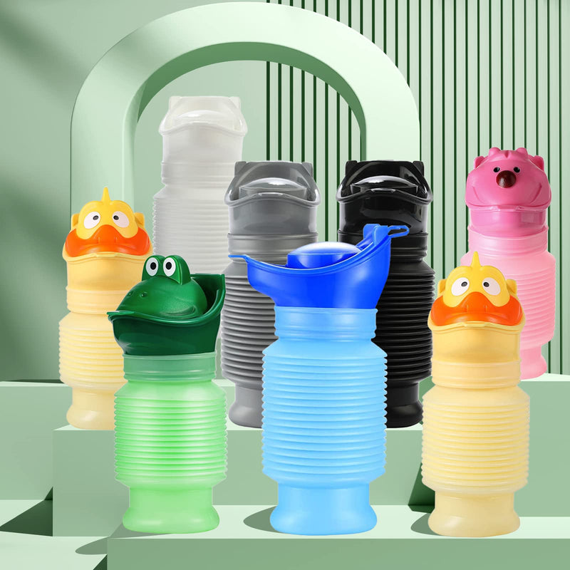 Topcloud Shrinkable Urinal, 750ml Male Female Portable Mobile Toilet Potty Pee Urine Bottle, Reusable Emergency Urinal for Camping Car Travel Traffic Jam and Queuing Blue - NewNest Australia