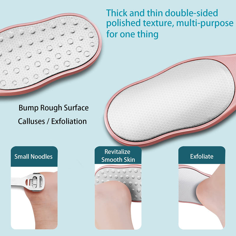 NICENEEDED Nano Foot File Callus Remover, Double-Sided Colossal Foot Rasp for Women & Men Dead Skin Remover Foot Care Tool - NewNest Australia