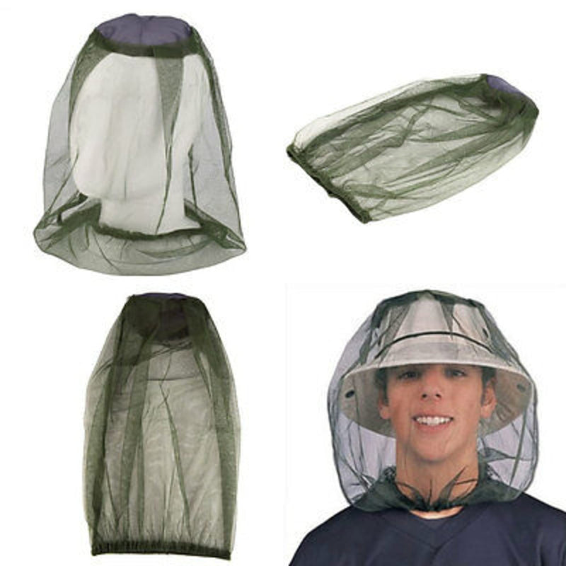 LUPO head net, insect net, face net, protects against mosquitoes, insects, mosquitoes, beetles, bee mosquitoes, green - NewNest Australia