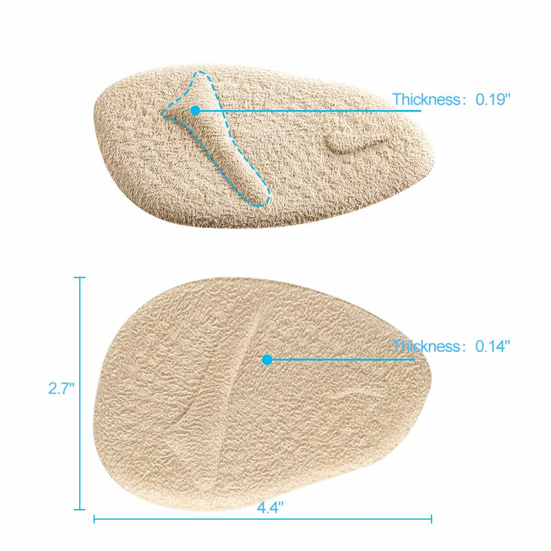 DOACT Ball of Foot Cushion Pads, Gel High Heels Insoles, Party Feet Shoe Inserts for Sandals, Metatarsal, Half Stick Anti-Slip Absorbing Pad for Women and Men … - NewNest Australia