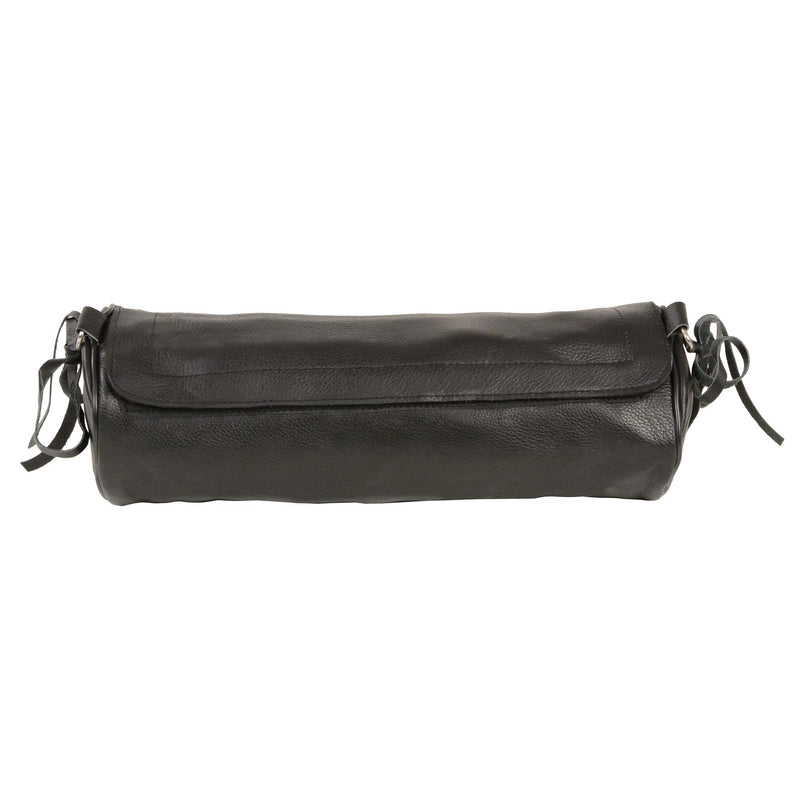 Milwaukee Performance SH504 Black Soft Leather Extra Long Velcro Closure Tool Pouch - One Size - NewNest Australia