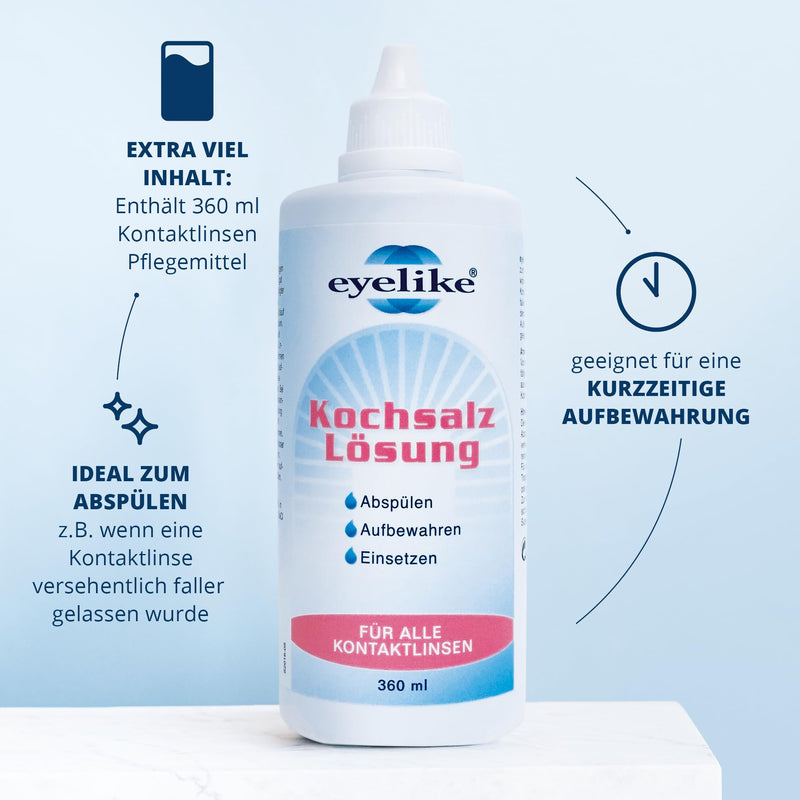Eyelike saline solution 360 ml - NewNest Australia