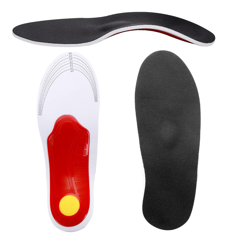 Wllhyf Arch Support Orthopedic Shoe Insoles, Shock-Absorbing Insoles, Comfortable Replacement Insoles For Men, Women, Flat Feet, Plantar Fasciitis, Relieve Foot Pain (Men Eu 40.5-46) - NewNest Australia