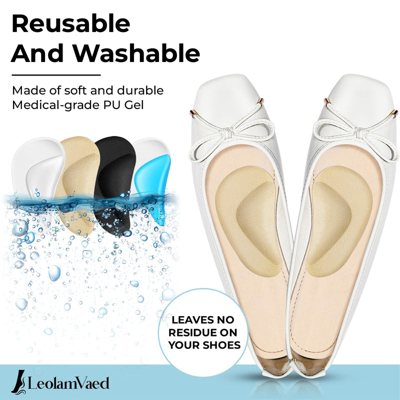 Arch Support Reusable Arch Support Shoe Insoles For Relief Of Plantar Fasciitis, Self-Adhesive Flat Foot Insoles, Orthopedic Insoles To Relieve Foot Pressure - 5 Pairs - NewNest Australia