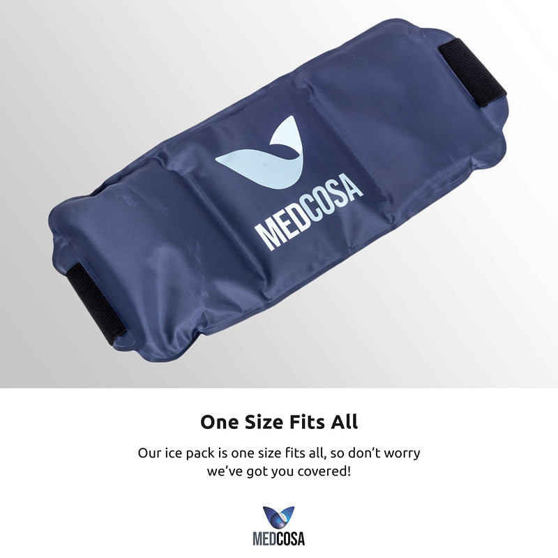 Medcosa Flexible Sport Ice Pack | Any Ache, Any Pain, We’ve Got You Covered | Cold Reusable Wraps With Flexible Straps | Ideal for Sport Injuries, R.I.C.E Treatment & Scrapes 1 Count (Pack of 1) - NewNest Australia
