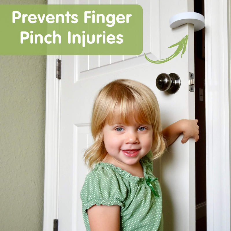 Wittle Finger Pinch Guard - 2pk. Child Proofing Doors Made Easy with Soft Yet Durable Foam Door Stopper. Prevents Finger Pinch Injuries, Slamming Doors, and Baby or Pet from Getting Locked in Room - NewNest Australia