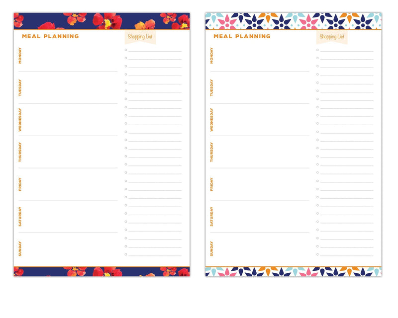 Meal Planning Pad 6"x9", 80 Sheets Per Pad - NewNest Australia