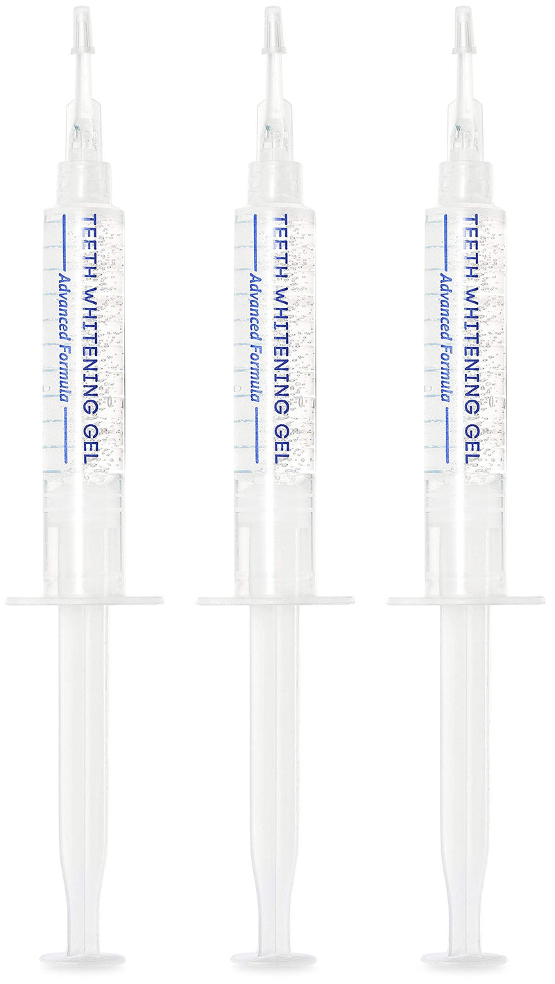 AuraGlow Teeth Whitening Gel Syringe Refill Pack, 44% Carbamide Peroxide, (3X) 5ml Syringes - NewNest Australia
