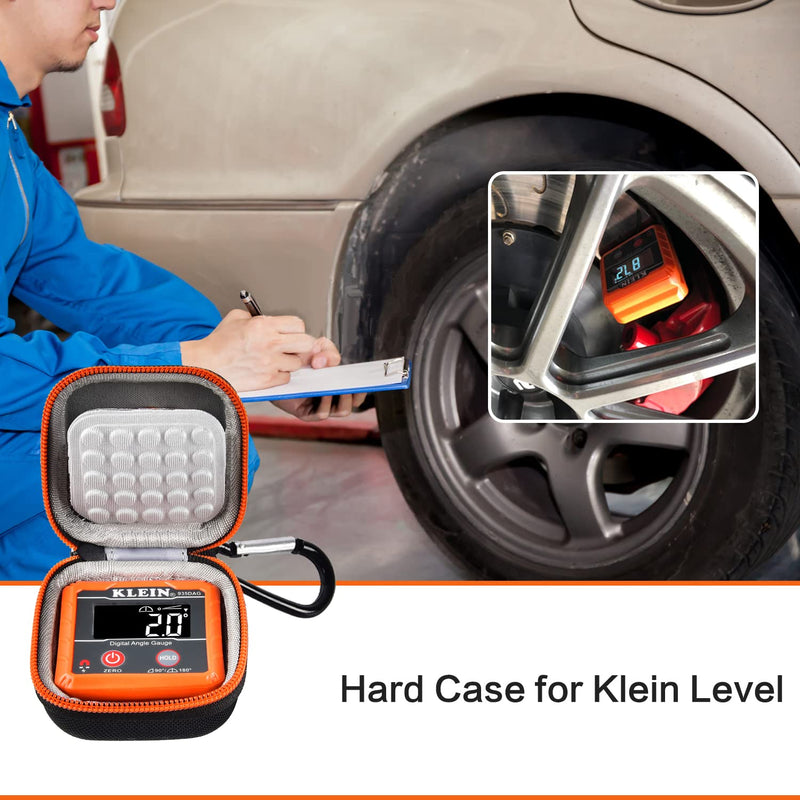 Case Compatible with Klein Tools 935DAG Digital Electronic Level and Angle Gauge, Angle Finder Protractors Carrying Storage Holder Bag Fits for Degree Ranges Measures and Batteries (Box Only) - NewNest Australia