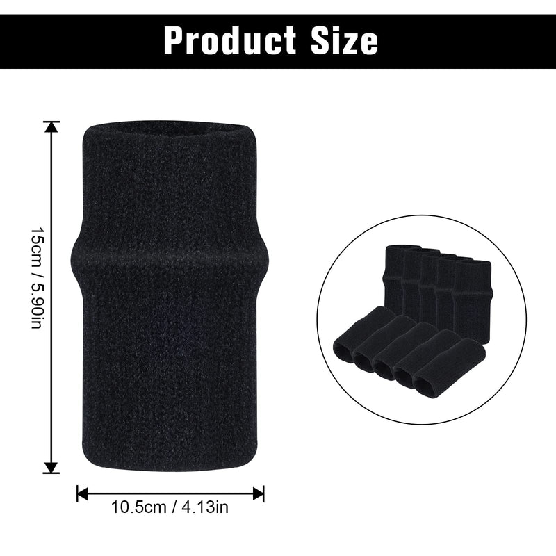 Pack of 10 Finger Protectors Elastic Finger Protectors Compression Support Finger Bandages for Pain Relief Arthritis - NewNest Australia