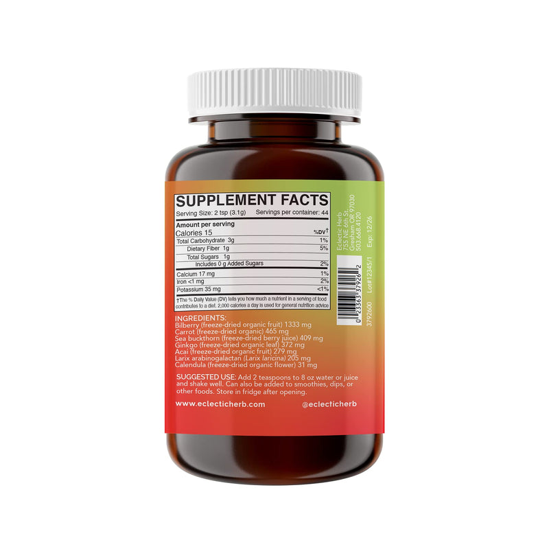 Eclectic Institute Raw Fresh Freeze-Dried Eye Food, Whole Food Powder | 4.9 oz - NewNest Australia
