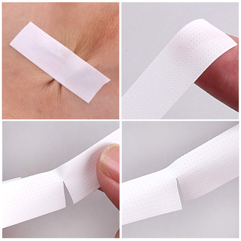 Lash Tape, PE Micropore Medical Tape for Eyelash Extension, Fabric Tape For False Eyelash Patch Makeup Tool (6 Rolls Japan MIcropore Soft Tape) 6 Rolls Japan MIcropore Soft Tape - NewNest Australia