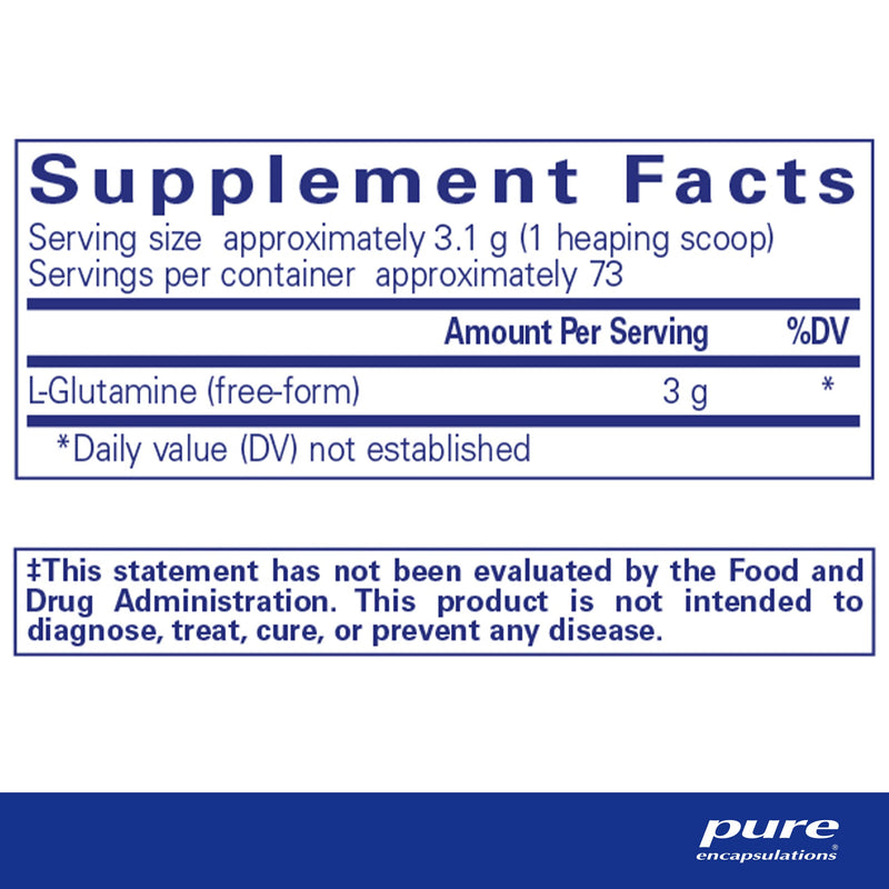 Pure Encapsulations L-Glutamine Powder | Supplement for Immune and Digestive Support, Gut Health and Lining Repair, Metabolism Boost, and Muscle Support* | 8 Ounces - NewNest Australia