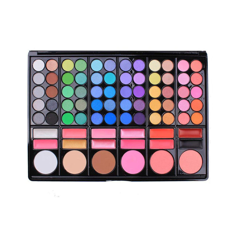 FantasyDay® Professional 78 Colours Eyeshadow Palette Makeup Contouring Kit Combination with Lipgloss, Blusher and Concealer - #3 - Ideal for Professional and Daily Use - NewNest Australia