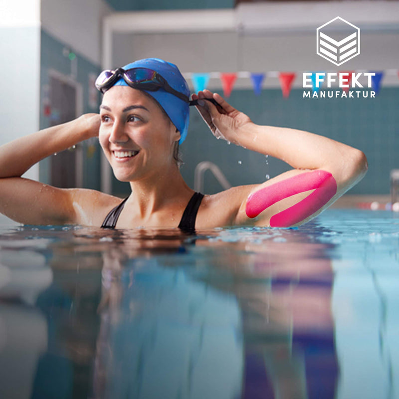 Effect Physio Kinesio Tapes [5 mx 5 cm] in Many Colors, 6 Sport Rolls Set, Kinesiology Tape, Waterproof & Elastic, Extra Strong Kinesio Tape, Elastic Kintex - NewNest Australia