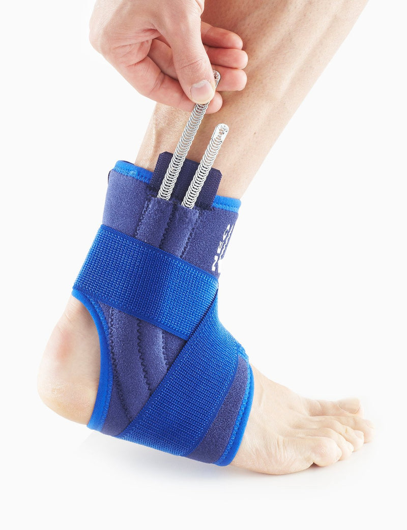 Neo G Ankle Support, Stabilized Support with Figure of 8 Strap – Support for Arthritis Relief, Joint Pain, Ankle Injuries, Sprains – Adjustable Compression – Class 1 Medical Grade – Unisex – Blue - NewNest Australia