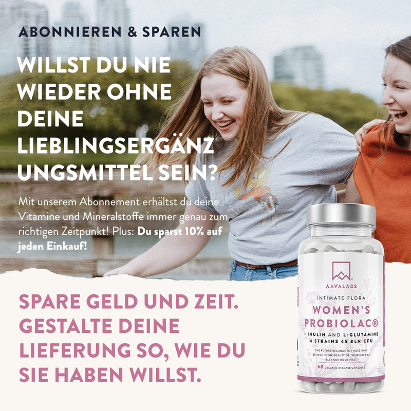 Cultures Complex For Women - Probiotics Women Intimate Flora Intestinal Flora 45Bkbe 4Strains Intestinal Bacteria: Lactobacillus Acidophilus Crispatus Lactobacillus Rhamnosus Plantarum Inulin - NewNest Australia