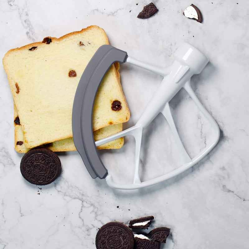KITCHPOWER 6 Quart Flex Edge Beater for KitchenAid Bowl-Lift Stand Mixers, Kitchenaid Paddle Attachment Mixer Accessory - NewNest Australia