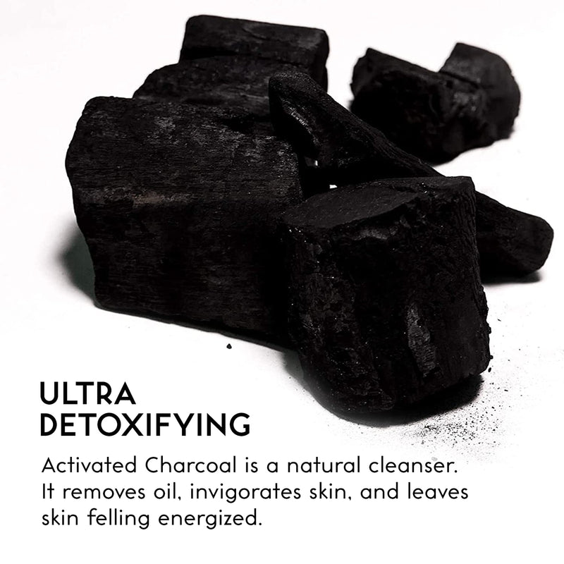 O Naturals Activated Charcoal Black Soap - Organic Soap Bar with Therapeutic Essential Oils Vegan Body Soap Face & Hand Soap 100% Natural Charcoal Face Wash Detoxifying Cleansing Shea Butter - NewNest Australia