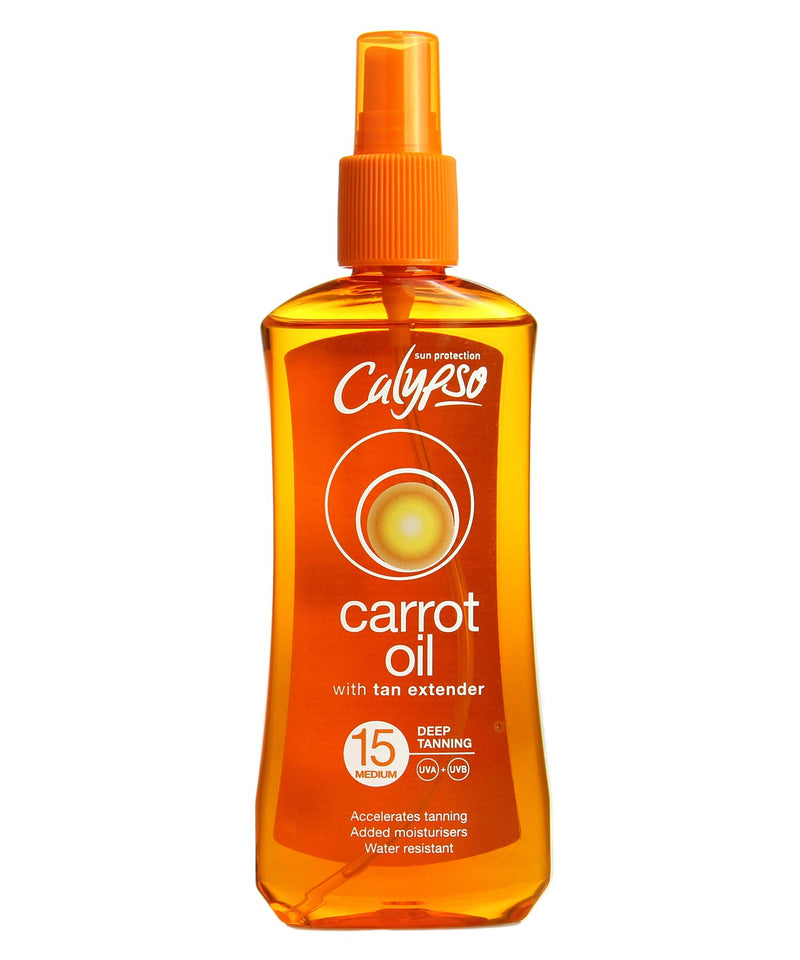 Calypso SPF15 Carrot Oil with Tan Extender, 200 ml SPF 15 - NewNest Australia