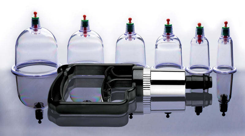 Master Series Sukshen 6 Piece Cupping Set with ACU-Points - NewNest Australia