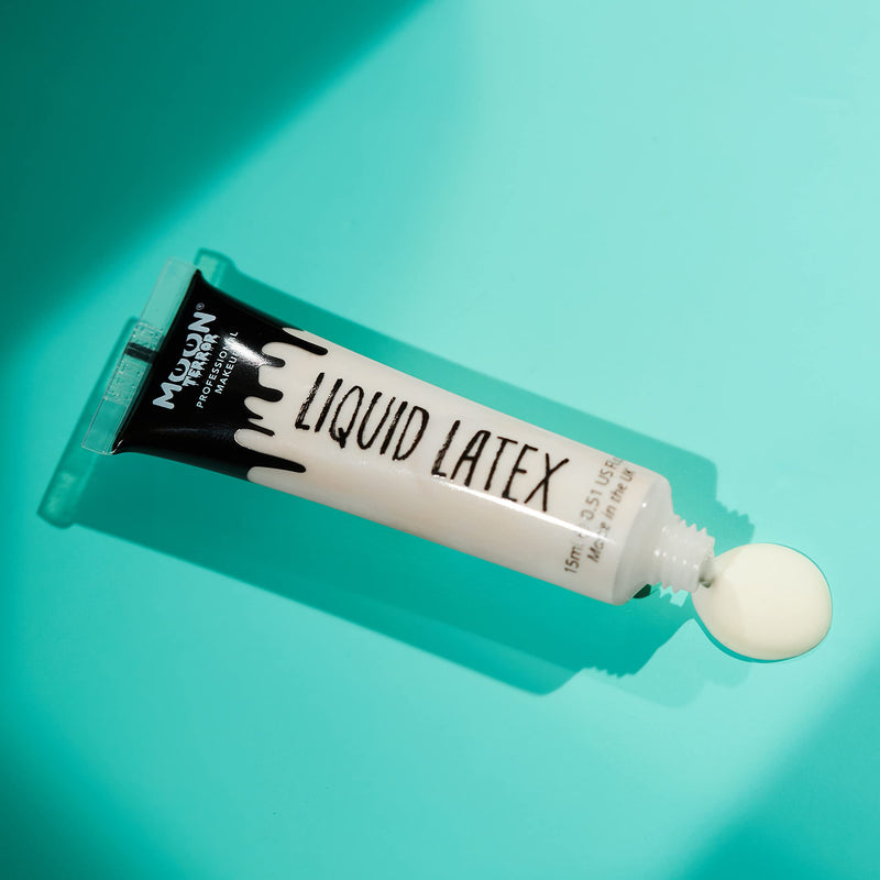 Moon Terror Pro FX Liquid Latex | 15ml | Premium Quality | Made in the UK & Cosmetically Certified | 100% Safe & Easy To Use | Vegan & Cruelty free 15 ml (Pack of 1) - NewNest Australia