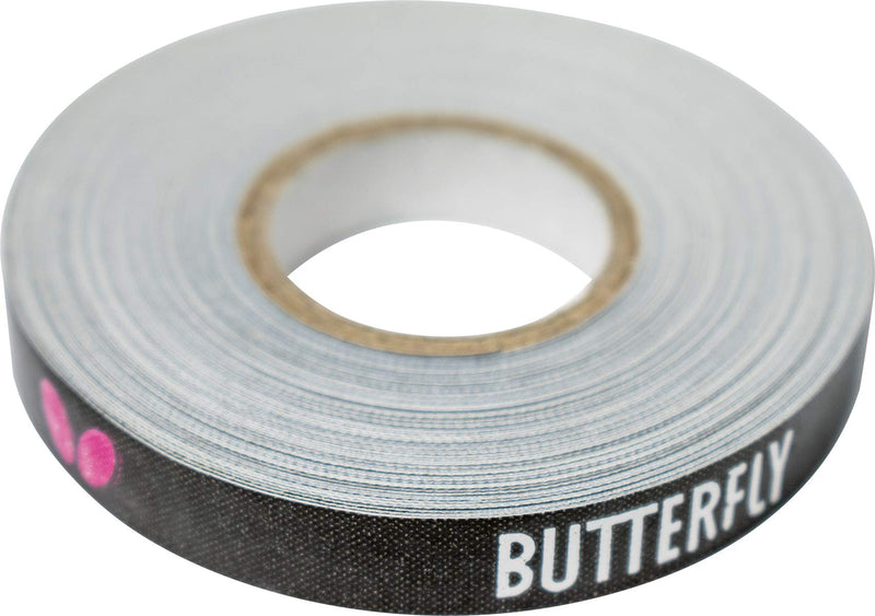 Butterfly Side Tape - 9 mm Width - Black and Magenta - Side Tape to Protect The Edges of Your Table Tennis/Ping Pong Paddles - Available in 1m (2 Rackets) 10m (20 Rackets) and 50m (100 Rackets) - NewNest Australia