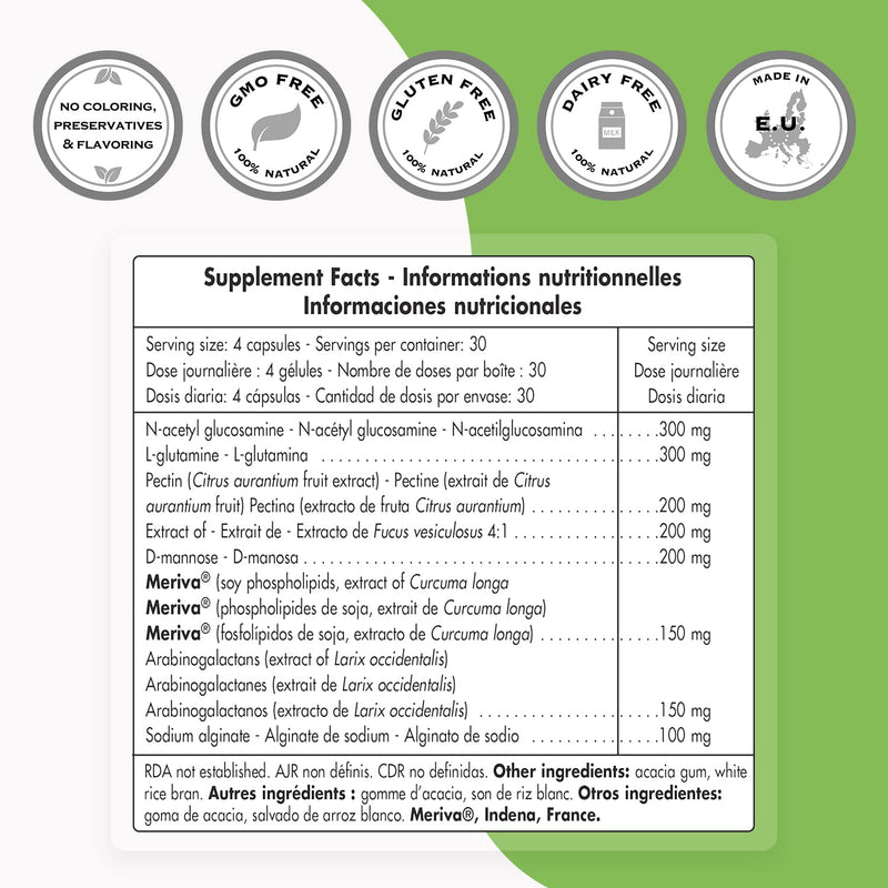 Supersmart - Lectin Flush - Support For Food Allergies And Intolerances - Promotes A Healthy Digestive Tract - Detoxification Treatment - Not Gmo And Gluten Free - NewNest Australia