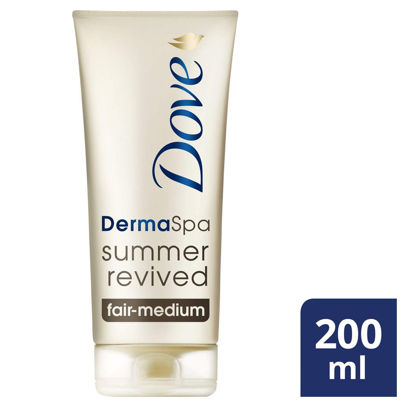 Dove DermaSpa Summer Revived Body Lotion with Self Tanning, 200ml - NewNest Australia