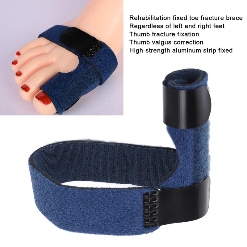 Agatige Big Toe Bandage, Fabric Hammer Toe Bandage Toe Separator Bunion Splint with Support Straps for Men Women Broken Toe Hallux Valgus Correction (Blue) Blue - NewNest Australia