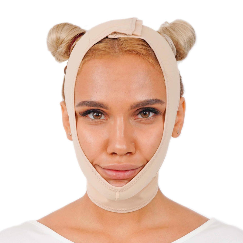 Chin Compression Garment After Liposuction Surgery, Neck Cover Strap Bandage (S) Small (Pack of 1) - NewNest Australia