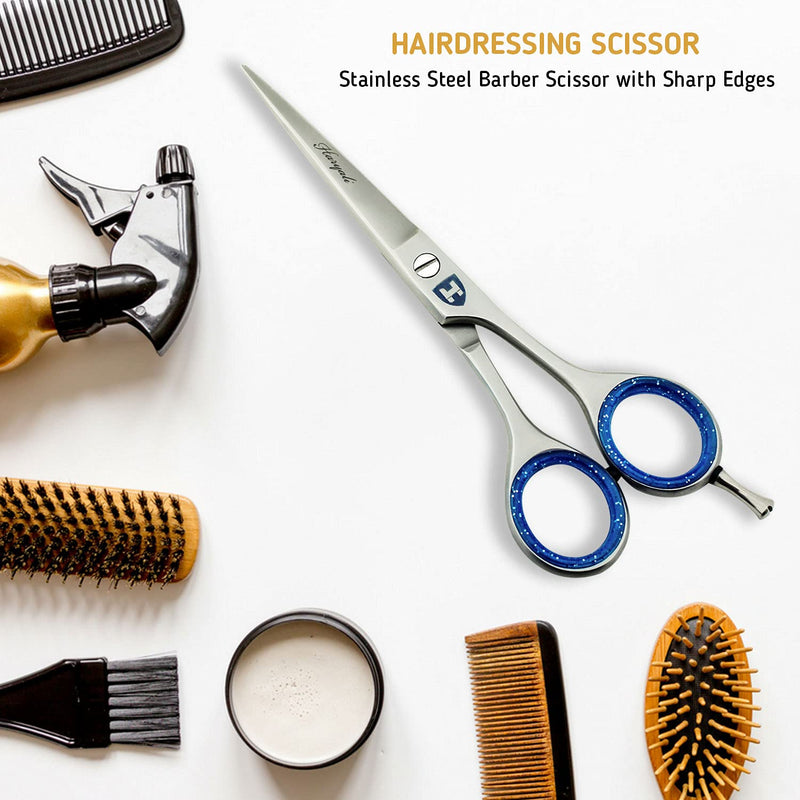 Haryali London Hairdressing Scissors - 6 Inch Professional Hairdressing Scissors For Men And Women - Hair Cutting Scissors - High-Quality Hairdressing Scissors With Leather Case - Premium Quality Hair - NewNest Australia
