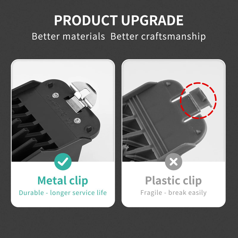 Yinke Trimmer Attachments Attachment Comb For Wahl Hair Trimmer Magic Clip Trimmer Razor, 6 Cutting Lengths Are 32 Mm, 38 Mm, 44 Mm, 51 Mm, 57 Mm And 64 Mm Beard Trimmer, Attachment Comb Set Kit (6 - NewNest Australia