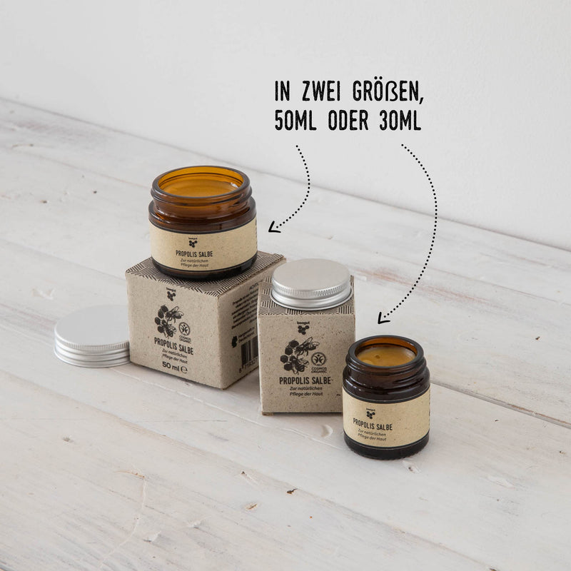 Beegut Propolis Ointment For Natural Care And Protection Of The Skin, High-Quality Propolis Cream, Certified Natural Cosmetics From The Allg√§U, Sustainably Packaged - NewNest Australia