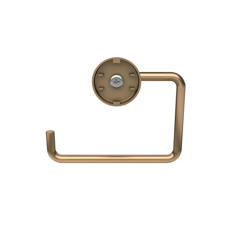 Amerock Arrondi 6-7/16 in (164 mm) Length Towel Ring in Brushed Bronze/Golden Champagne - 1 Pack - NewNest Australia