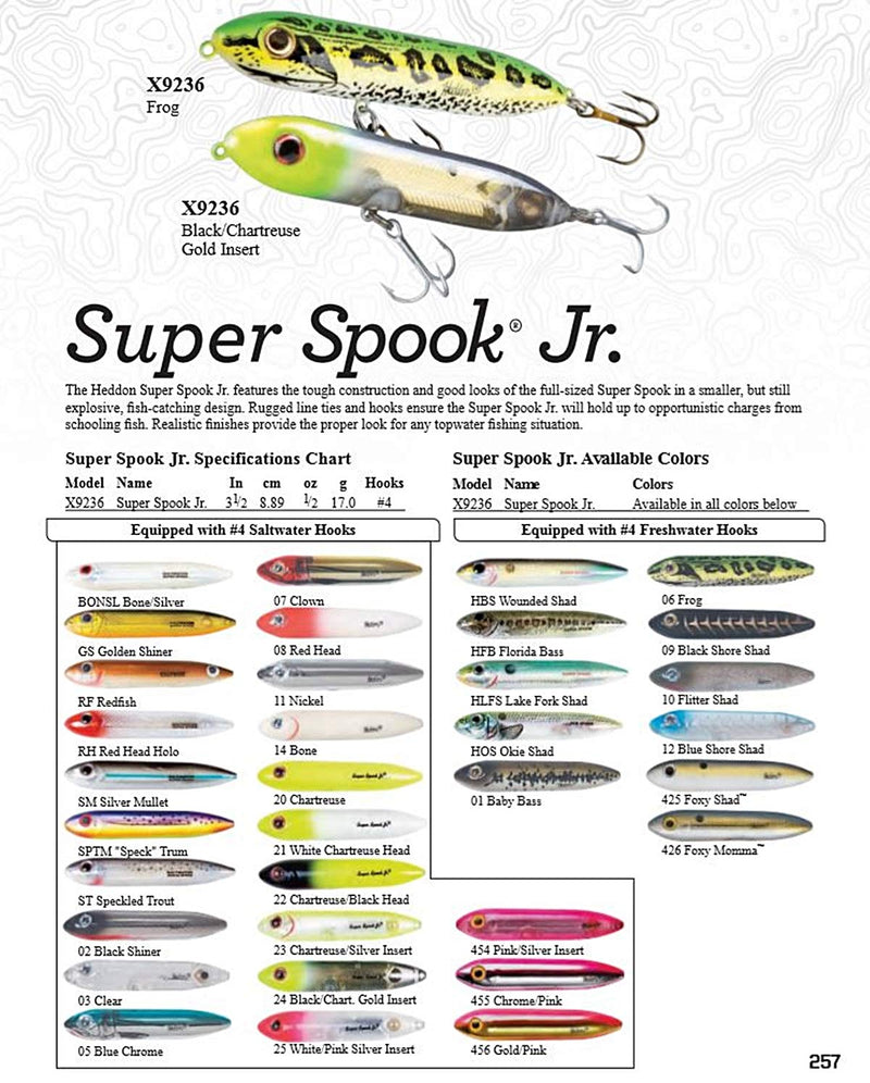 Heddon Super Spook Topwater Fishing Lure for Saltwater and Freshwater Black Shiner, Super Spook (7/8 oz) Bone/Silver Super Spook Jr (1/2 oz) - NewNest Australia