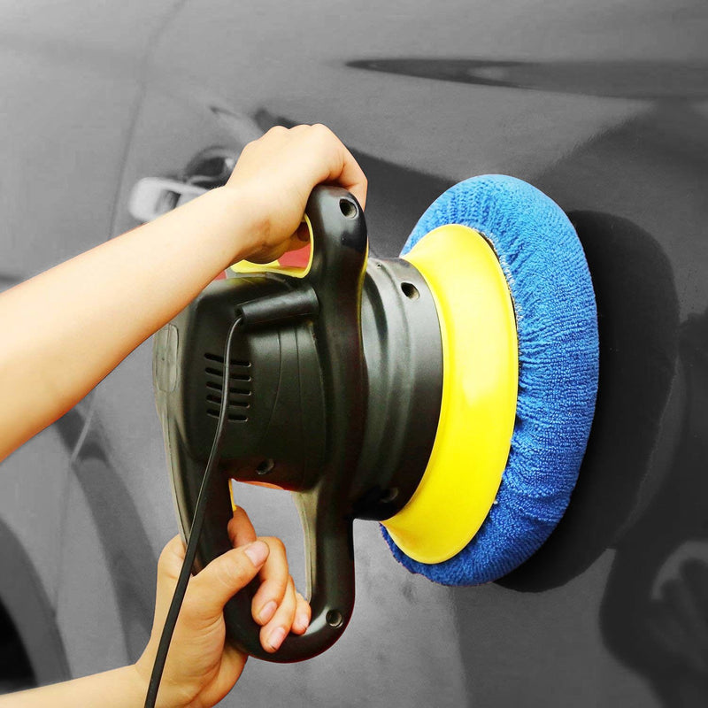 SIQUK 24 Packs Polishing Bonnet Pads (5 to 6 Inches) Including 12 Packs Microfiber Car Polishing Bonnet 4 Packs Waxing Bonnet 6 Packs Non-Woven Buffing pad and 2 Packs Cotton Bonnet for Car Polisher 5-6inch 24 Packs - NewNest Australia