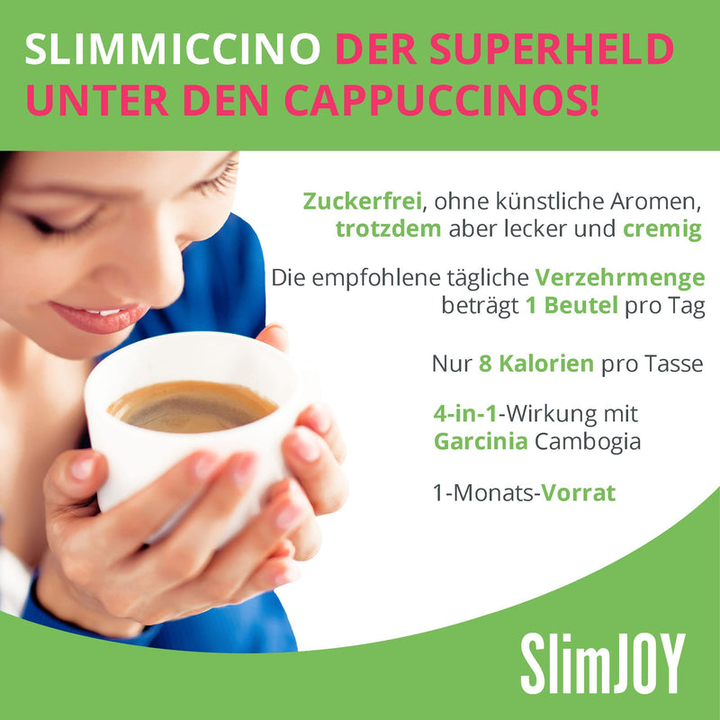 SlimJOY Slimmiccino XXL - with Garcinia Cambogia, green coffee extract and guarana extract (30 bags) 30 bags - NewNest Australia