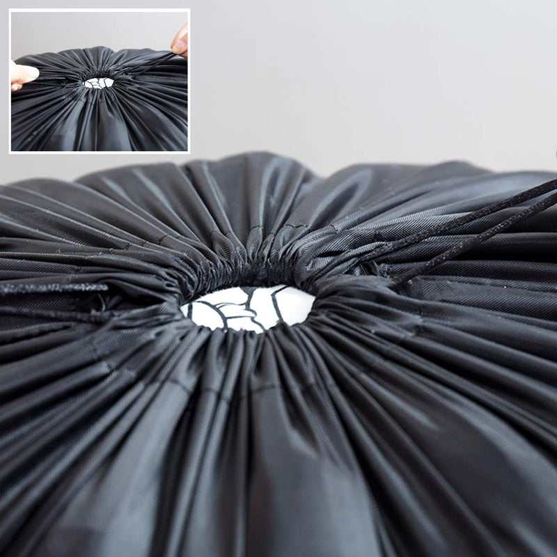 NewNest Australia - IWEIK Multipurpose Black Extra Large Heavy Duty Laundry Bag Storage Bag (43"x55") 43"x55" 