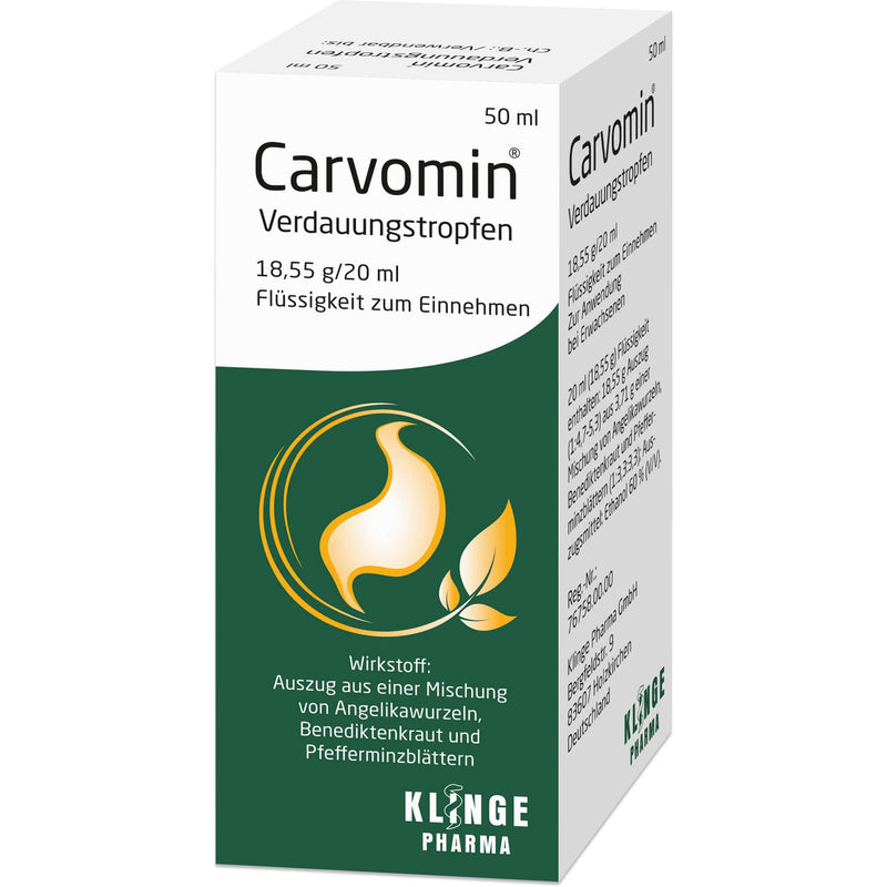 Carvomin digestive drops, 50 ml solution - NewNest Australia