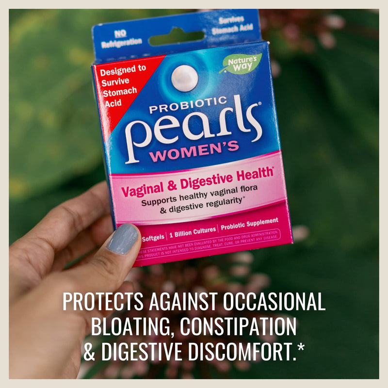 Nature's Way Probiotic Pearls Women's, 1 Billion Live Cultures, 30 Softgels - NewNest Australia