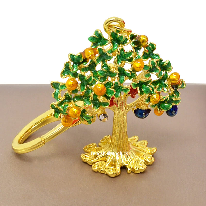 Feng Shui ACTIVATING PROSPERITY TREE KEYCHAIN Good Luck Relieved Life - NewNest Australia