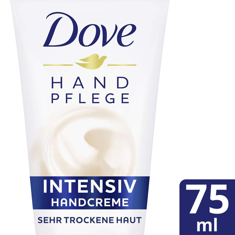 Dove Intensive Hand Cream with Care Duo (Intensive Moisture and Deep Care) Especially for Very Dry Hands, Pack of 1 (1 x 75 ml) - NewNest Australia