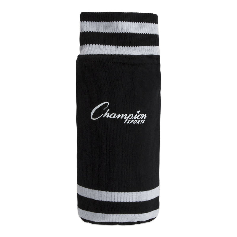Champion Sports Youth Sock Style Soccer Shin Guards Black Small (Ages 4-6) - NewNest Australia
